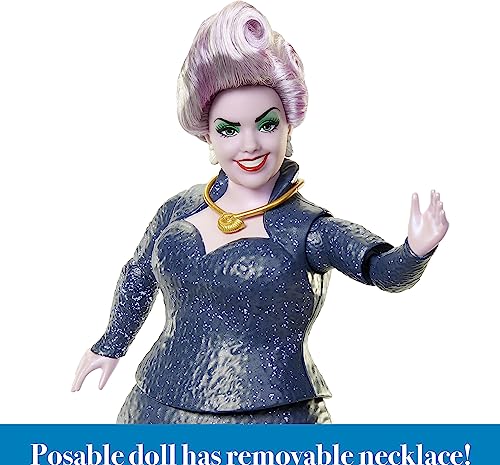 Disney The Little Mermaid, Ursula Fashion Doll and Accessory, Toys Inspired by Disney’s The Little Mermaid, HLX12 - Image 3