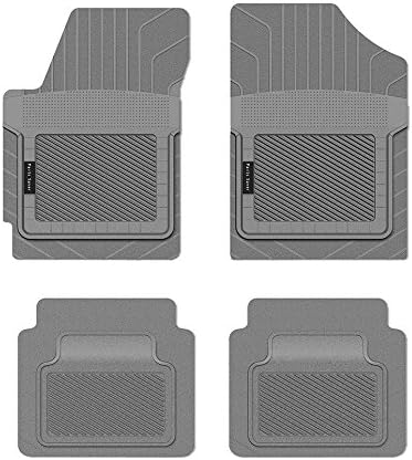 PantsSaver Custom Fits Car Floor Mats for Mazda Tribute 2003, Front & 2nd Seat Heavy Duty Floor Mat (4PC), All Weather Protection for Vehicle,Gray