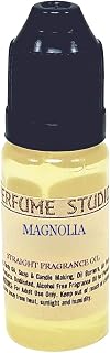 Perfume Studio Fragrance Oil for Soap Making, Candle Making, Perfume Making, Oil Burners, Air Fresheners, Body Mists, Incense, Hair & Skincare Products. Pure Parfum; 12ml (Magnolia)