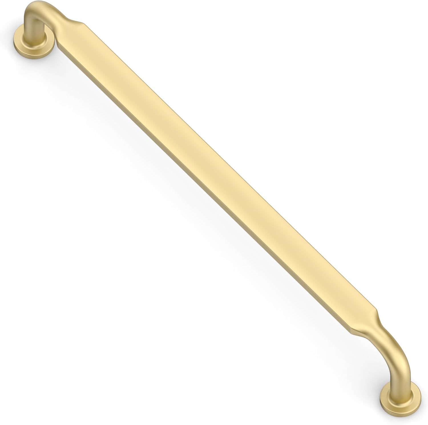 Alzassbg 10 Pack Matt Black Cabinet Handles, 5 Inch(128mm) Hole Centers Arch Modern Cabinet Pulls Kitchen Cabinets Hardware for Cabinets and Drawers AL3503MB