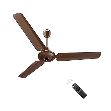 atomberg Efficio Alpha 1200mm BLDC Ceiling Fan with Remote Control | BEE 5 star Rated Energy Efficient Ceiling Fan | High Air Delivery with LED Indicators | 2 Year Warranty (Gloss Brown) - image, photos