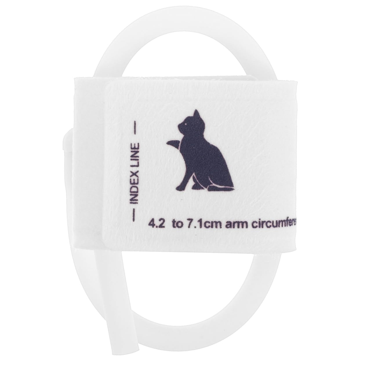 BESTYASH Manguito de presión arterial para mascotas, tamaño universal, tela no tejida, puño de TPU para gatos y animales, seguro, fácil de limpiar, fácil de usar y cómodo para monitor de presión