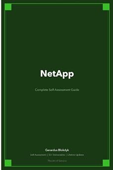 NetApp Complete Self-Assessment Guide