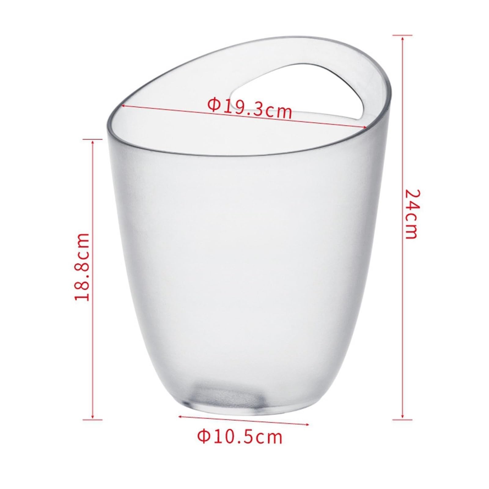 Cubiteras Cubo de hielo transparente, cubo for bebidas, cubo de agua, champán, cerveza, enfriador de vino for cóctel, botella de vino, restaurante, champán, taberna, suministros for bar Cubo de Hielo