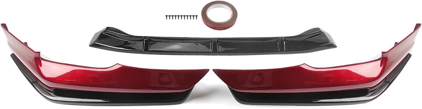 Compatible for Nissan Altima 2019-2022 YOFER Front Bumper Spoiler Lip Glossy Black Car Lower Body Kit Splitter Blade Split Protector Plate(White)