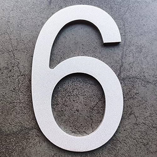 Amazon.com: 6 Inch Stainless Steel House Numbers- Rustproof ...