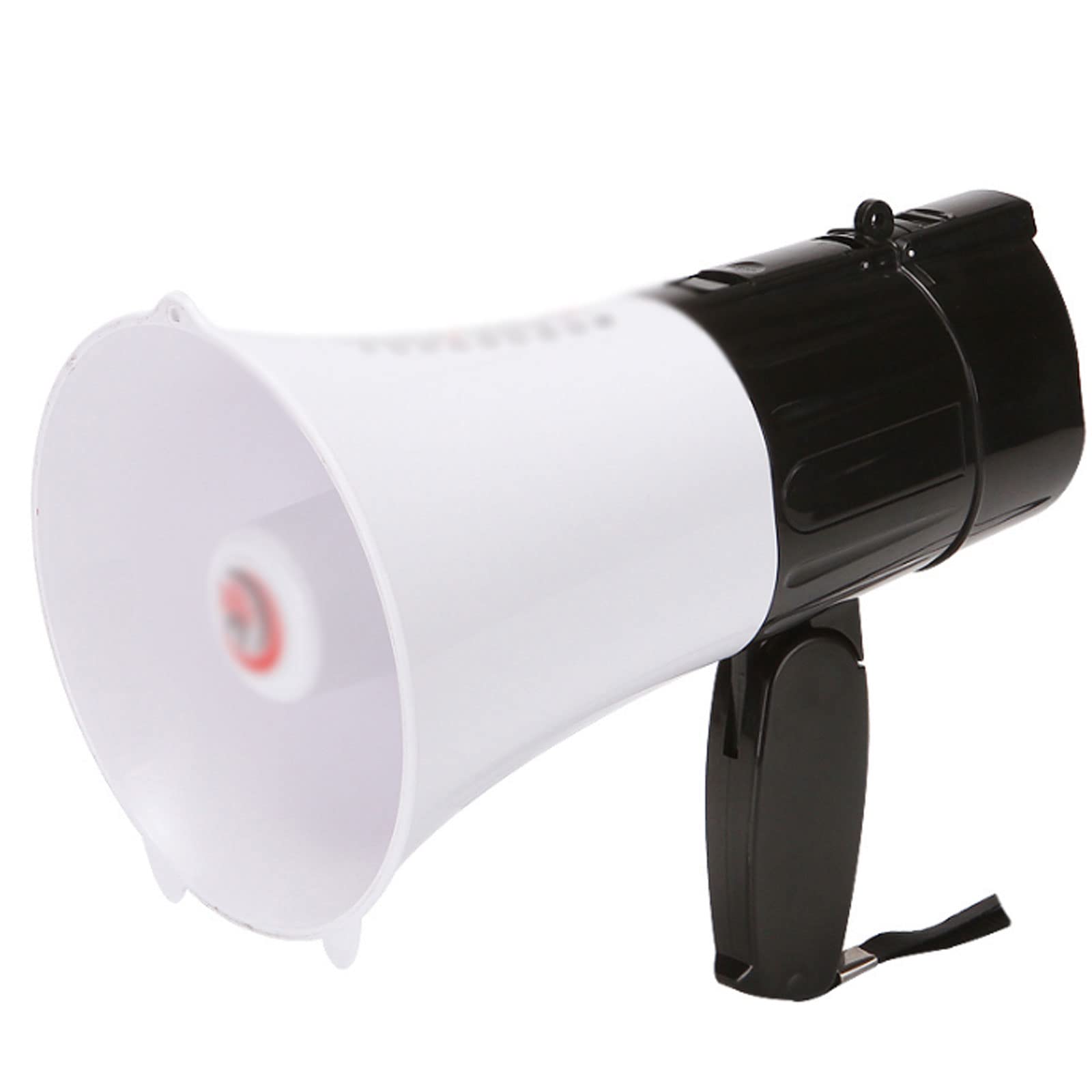 Altoparlante Portatile megafono con Sirena Integrata, megafono Leggero con Registrazione a 240 Secondi per Tifosi e Allenatori di Cheerleading all'aperto.