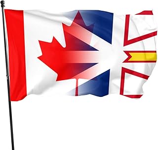 Flag of Newfoundland and Labrador Canada 3x5 Feet Flag - 3x5 Ft Outdoor 3x5 Foot Flags Nylon