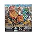 SUNSOUT INC - Stained Glass Chickens - 1000 pc Jigsaw Puzzle by Artist: Cynthie Fisher - Finished Size 23