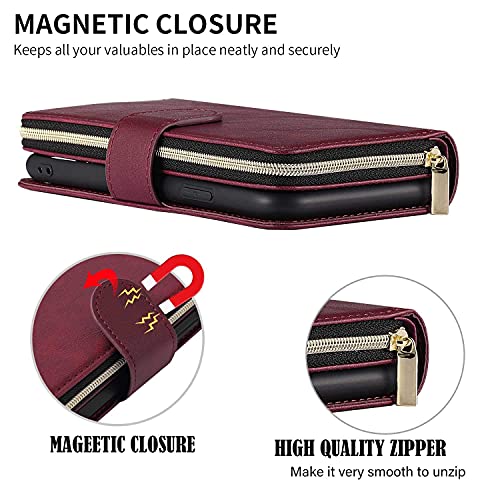 Funda Samsung S21 FE anticaídas que sustituye tu cartera con cremallera total 3