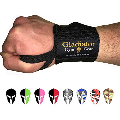 Weight Lifting Wrist Wraps with Thumb Loops - Wrist Support & Protection