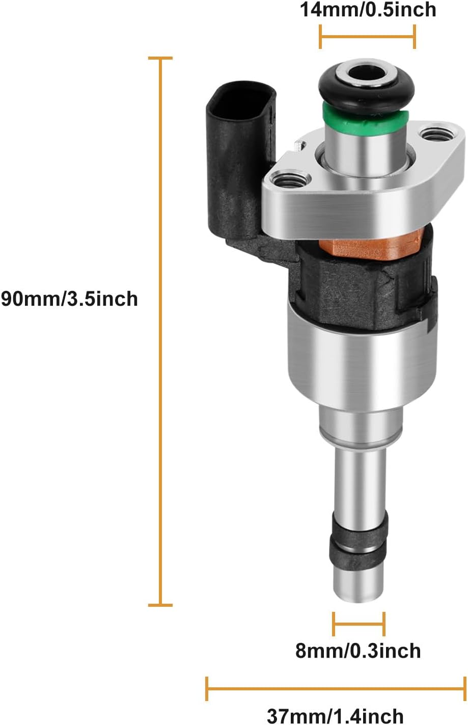 55577403 Fuel Injectors 4pcs Compatible with Chevry Cruze 1.4L 2016-2019 1.4L,for Equinox Malibu 2018-2020 1.5L, for GMC Terrain 2018-2020 1.5L, for Buick Encore 2016-2019 1.4L FJ1293