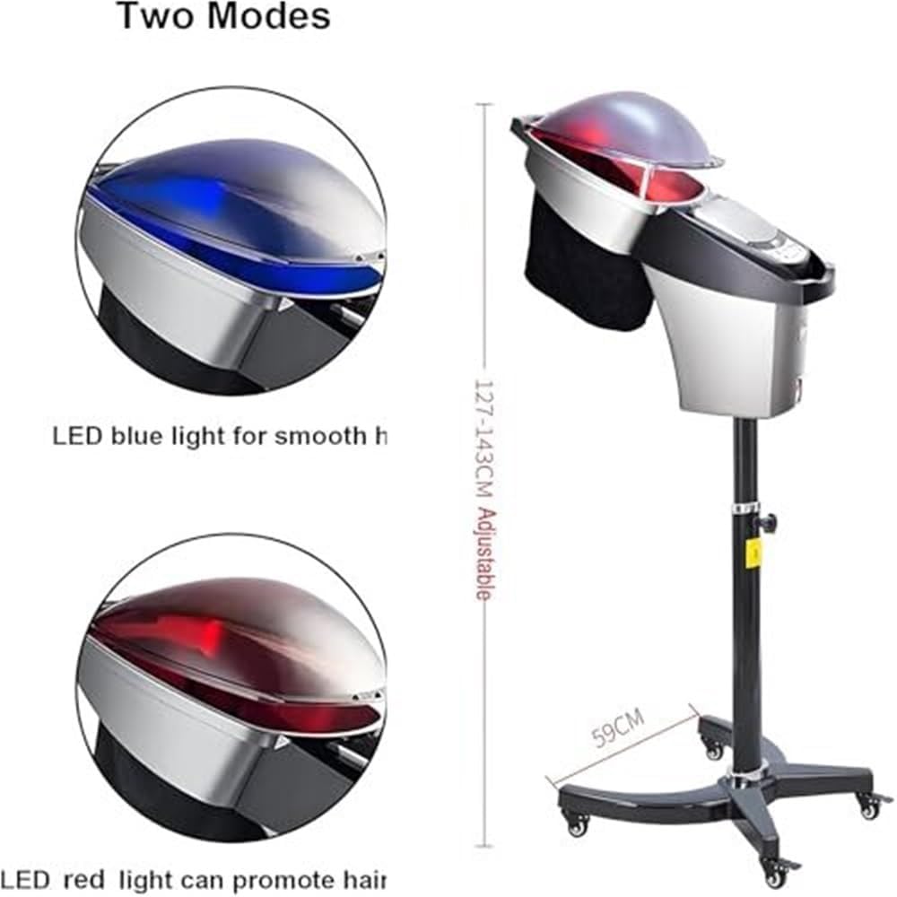 Spa Hair Steamer Oil Hair Styling Machine,Micro Mist Hair Care Spa Steamer Adjustable Height,Oil Treatment Care Hair Dyeing Machine
