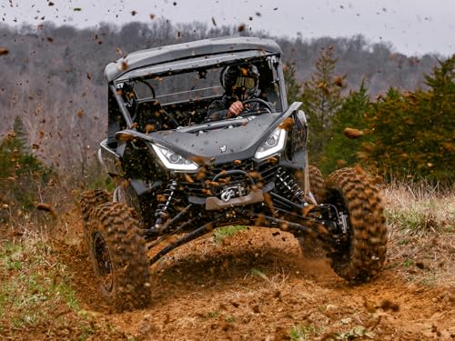 Image of SuperATV XT Warrior UTV /ATV Tire | 34x10-14 | Patented Lug Design | Universal Fitment for Polaris, Can-Am, Kawasaki, Yamaha, Honda, Arctic Cat | Rock & All Terrain