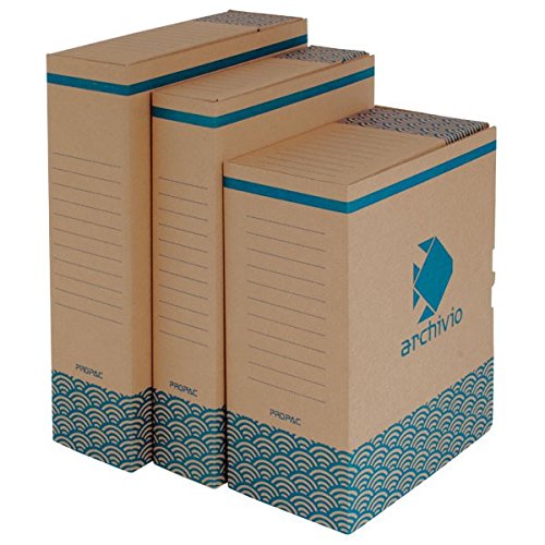 Propac Z-BOYRA8 Scatole per Archivio A4 Avana