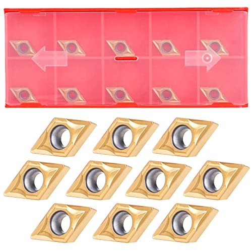 10 piezas Cuchillas de Carburo DC070204 para Torno miniatura 1