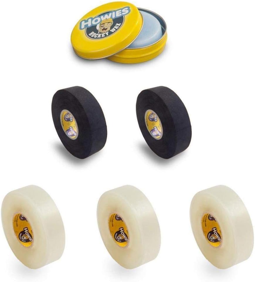 Howies Hockey Tape Wax Pack Hockey Tape 3 Clear/2 Black