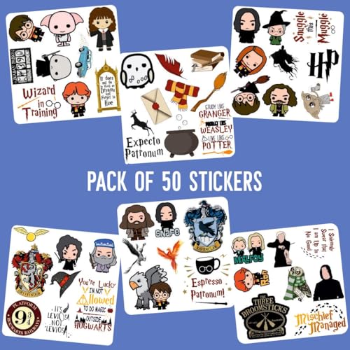 Image of Zesta Aesthetic Stickers for Laptop /Waterproof Anime Decal for Books /Vinyl Sticker for Fridge /Easy to Use Korean Car Sticker Kawaii Cute Stickers (HP)