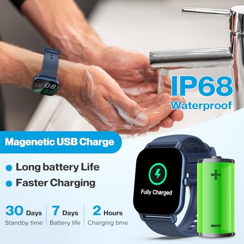 Aptkdoe-Reloj-Inteligente-Mujer-Hombre-185-Smartwatch-con-Llamada-Bluetooth-Impermeable-IP68-Pulsera-Actividad-con-112-Modos-Deporte-Monitoreo-de-SuenoPulsometroPodometro-Azul