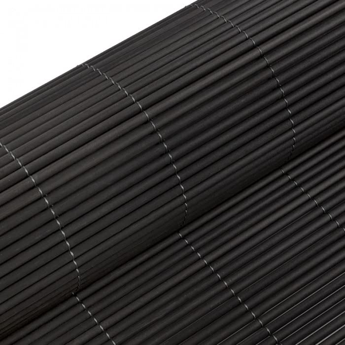 Grindi - Sichtschutzmatte Sichtschutzzaun Zaunblende für Balkon, Garten, Terrasse, runden Röhrchen Sichtschutzzaun, Schattiernetz, Sonnen- und Windschutz - PVC - GMW - Anthrazit, 150x300 cm