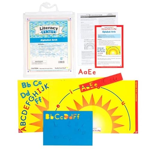 Really Good Stuff Alphabet Arch Literacy Center - Alphabet Recognition Activity #TOP7