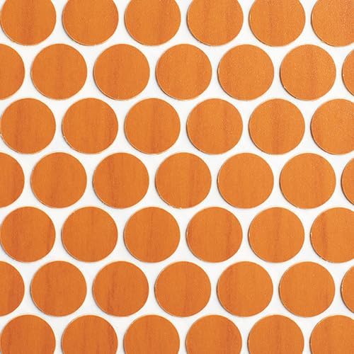 WidgetCo Natural Cherry Fastcaps, Peel & Stick Screw Covers, Self-Adhesive Cover Caps (Sheets of 53 caps x Qty 4)