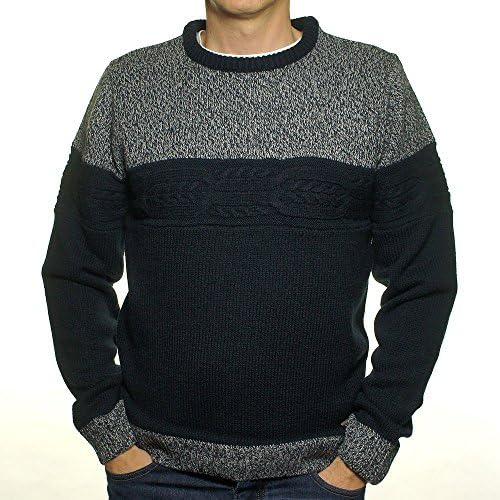 two tone sweater mens
