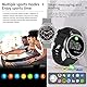 ZPIMY Smartwatch Damen Herren, Smart Watch mit Telefonfunktion 1.32 Zoll Touchscreen Fitness Tracker, IP68 Wasserdicht Fitnessuhr Aktivitätstracker Fitness Armbanduhr für Android iOS (Silber)