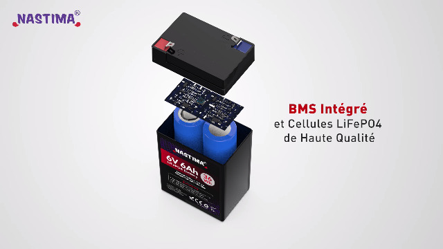 NASTIMA Oplaadbare accu 6 V 4,5 Ah LifePO4 met BMS-bescherming en diepe cyclus 2000, geschikt voor elektrische noodverlichtingssets, auto's, speelgoed voor kinderen, motorboten, camping NASTIMA Oplaadbare accu 6 V 4,5 Ah LifePO4 met BMS-bescherming en diepe cyclus 2000, geschikt voor elektrische noodverlichtingssets, auto's, speelgoed voor kinderen, motorboten, camping