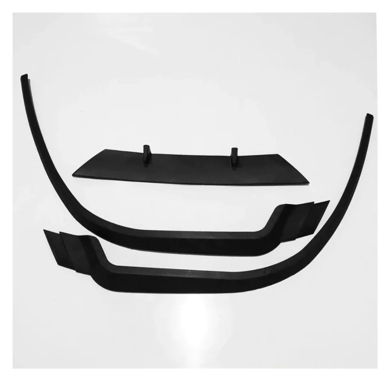 para VW para Golf MK4 R32 para Cupra Spoiler Lip Set Universal 3 Piezas Difusor Negro Kit Carrocería Protector Ajuste Parachoques Delantero Coche Alerón Parachoques