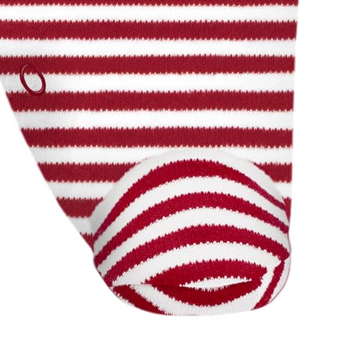 Creative Knitwear College Baby Striped Footed Romper - Team Logo, Multiple Colors, for Boys & Girls (0-9 Months)4
