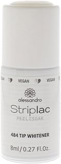 alessandro Striplac Peel or Soak Nail Polish -484 Tip Whiterner for Women - 0.27 oz