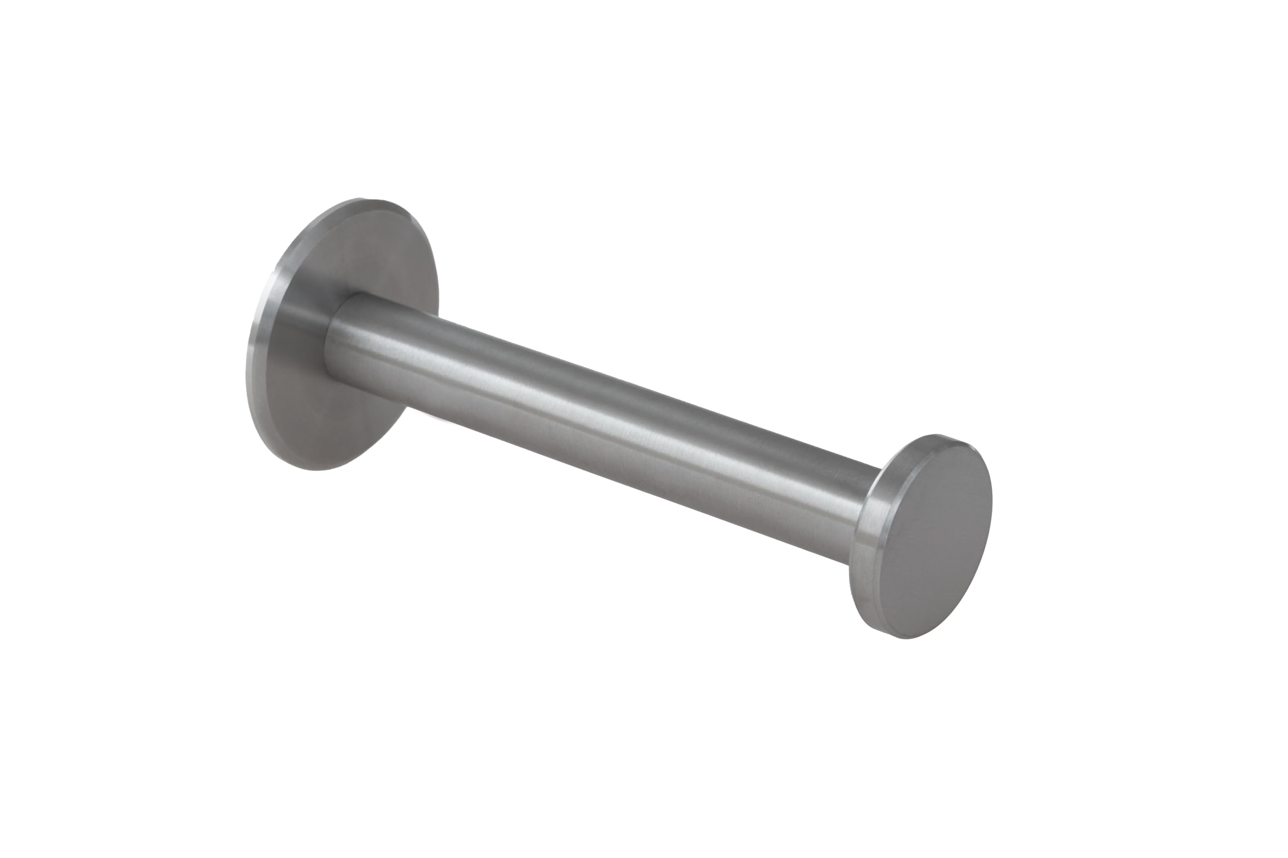 EVI Herrajes | Toilet Paper Holder | Self-Adhesive or Screw-Mount | Stainless Steel | Mod. 050PR1DUALAM