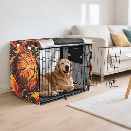 Housse de cage chien basket-ball feu bâche imperméable - 7