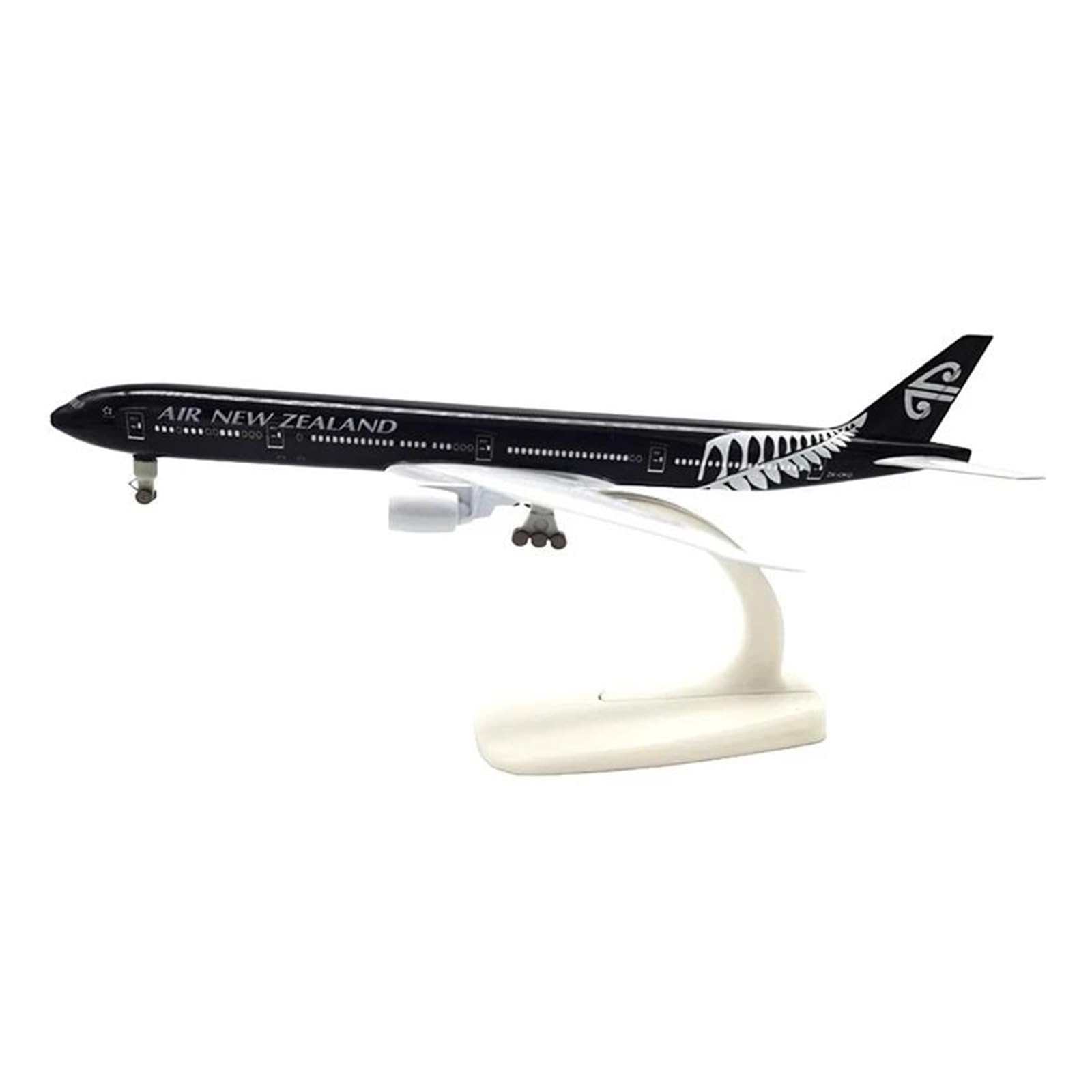 Avión a Escala 20 cm para Zealand B777 Airlines Boeing 777 Modelo de avión Fundido a presión Avión de aleación de Metal con Trenes de Aterrizaje Regalos Adecuado para exhibición