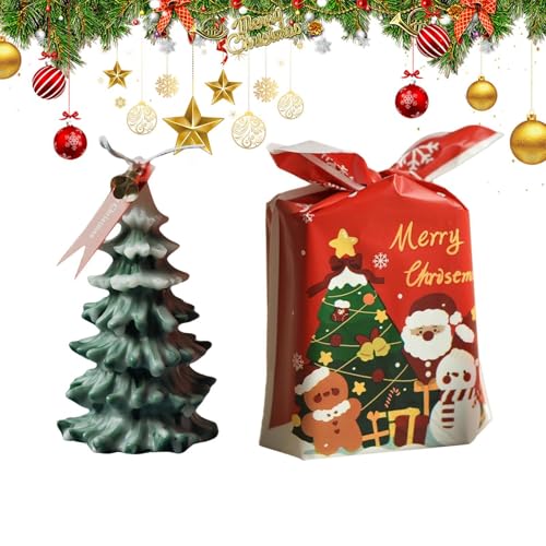 Aromaterapia Di Candele Di Natale,Candele Aromatiche Di Natale | Candela profumata di cera naturale - Decorazioni da tavola, decorazioni natalizie per la camera da letto domestica.