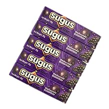 Sugus Wrigleys Sweet Chewy Candy Black Currant Flavour 5 Packs 30 g. x 5 packs