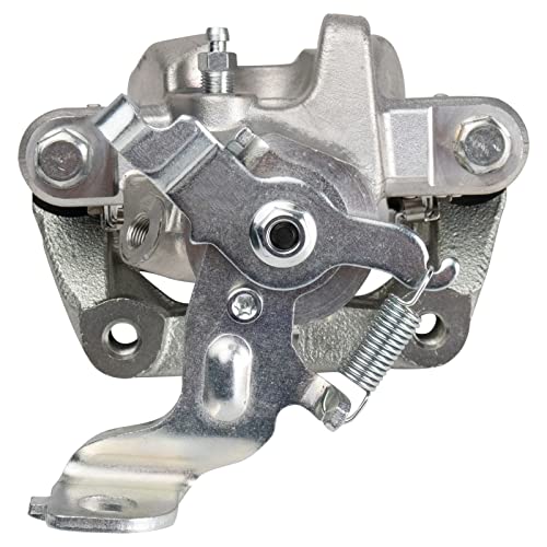 Image of TRQ Rear Brake Caliper Set Zinc Coated Hardware Compatible with 2009-2010 Pontiac Vibe 2009-2019 Toyota Corolla 2009-2013 Matrix