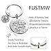 FUSTMW Navy Keychain Navy Military Jewelry Deployment Gifts (Navy Keychain)