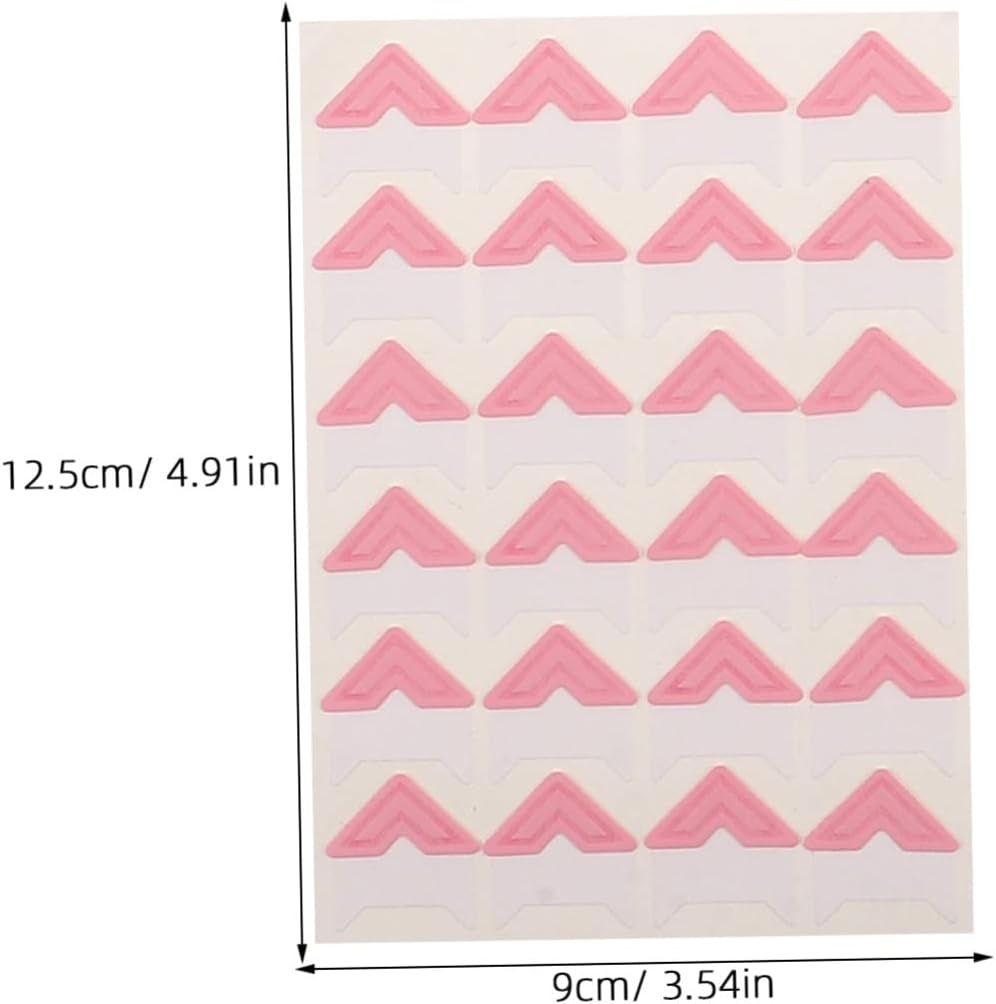 HAKIDZEL 17 Sheets Photo Album Corner Stickers Multi-hue Adhesive Scrapbook Corners for DIY Photo Albums Posters and Guest Books Easy to Apply and Safe Removal Protectors