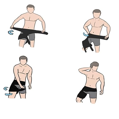 Miniatura 9 de NOLITOY Soporte de compresión de cadera Soporte ajustable para cadera Protector de cadera Manga de isquiotibial Manga de la ingle Muslo