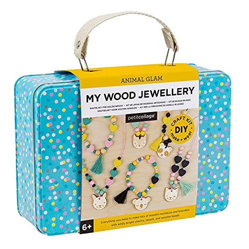 Maletín de manualidades joyas kit de cuentas para pulseras niñas