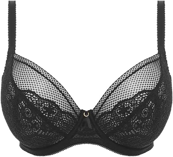 Freya Womens Expression Crochet-Look Underwire Plunge Bra - Image 3