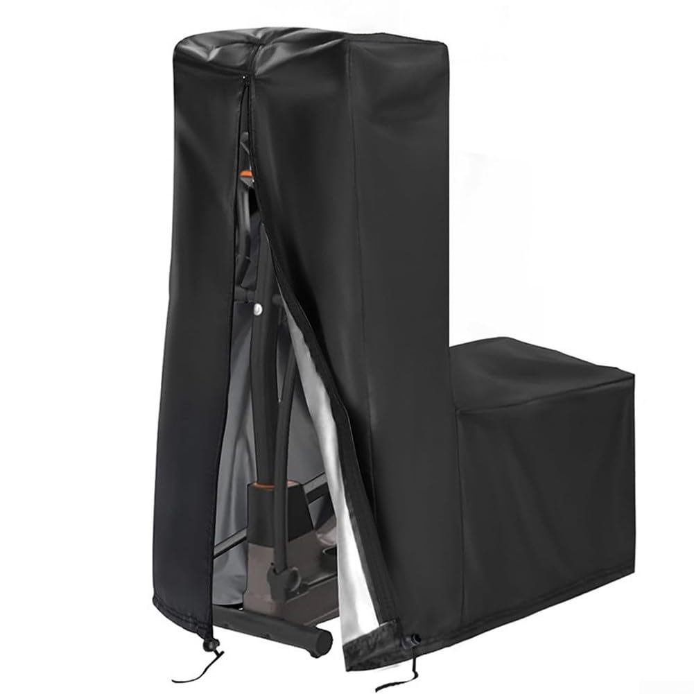 HpLive Ellipsentrainer Abdeckung Wasserdicht 420D Oxford Schutzhülle für Crosstrainer Fitnessgeräte, Schwarz(206 * 94 * 160cm)