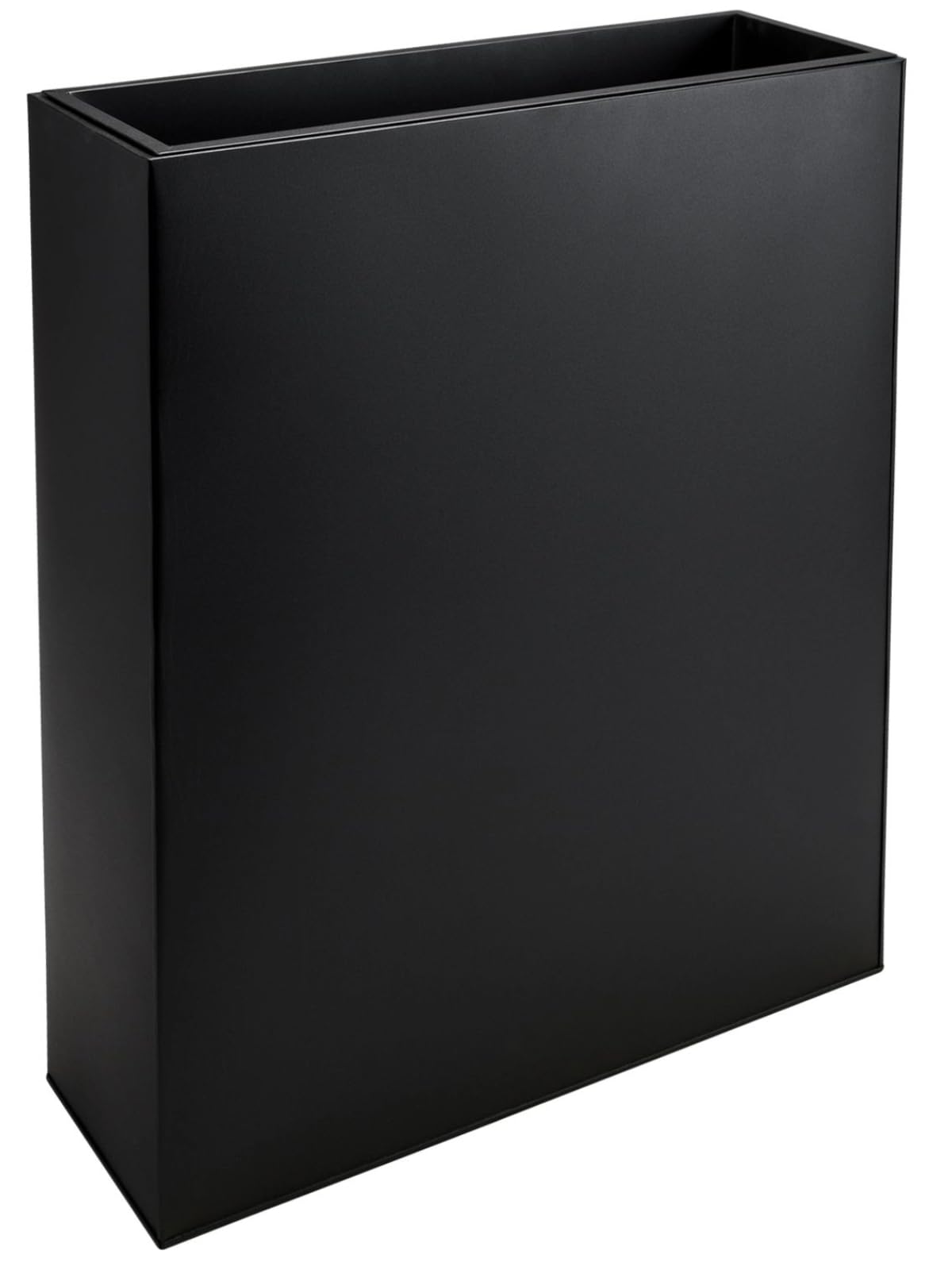 VIVANNO Pflanzkübel Raumteiler Sichtschutz Premium Stahlblech 75x90x25 cm ELEMENTO Schwarz