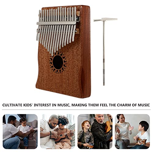 BIENKA 1 Jeu de Kalimba de Pouce Portable Kalimba de Doigt 17 Tons Durable Piano - Les Beatles, Paul McCartney, John Lennon, RIngo Starr, George Harrison BIENKA 1 Jeu de Kalimba de Pouce Portable Kalimba de Doigt 17 Tons Durable Piano – Image 5