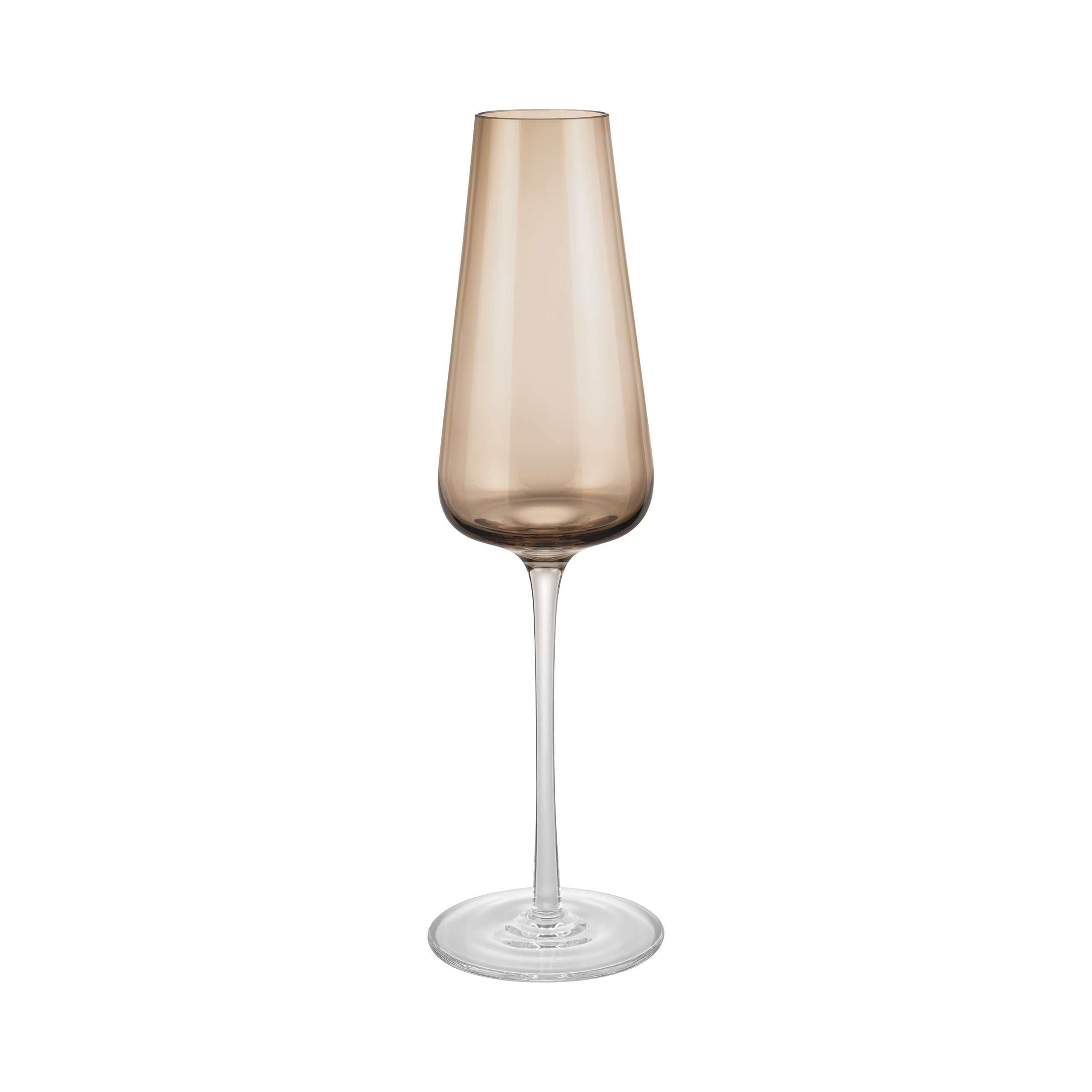 Flûtes à champagne Blomis BELO Coffee en verre soufflé bouche