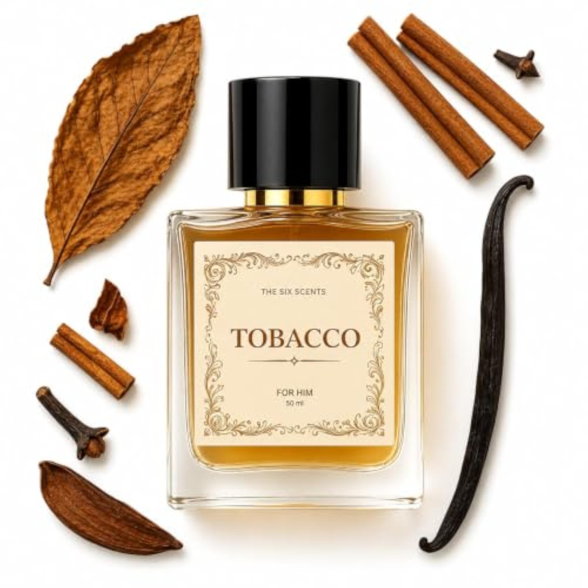 Tobacco For Him Eau De Parfum, Long Lasting Luxury Scent