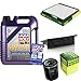 Produktbild QR-PARTS 69366244 Filter Set Inspektionspaket 5 Liter Motoröl Leichtlauf High Tech 5W-40 MANN-FILTER Innenraumfilter Luftfilter Ölfilter