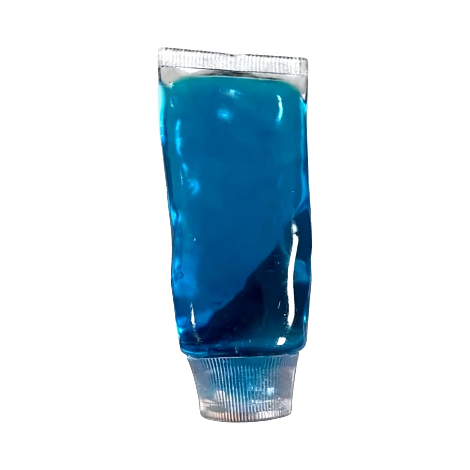 Fidget Toys Squishy Stress Cube, Solid Toothpaste Ice Cube High Density Glitter Filled Squishy Stress Relief Toys Autism Fidget Balls Sensory Anxiety Relief Item For All Ages,Blue